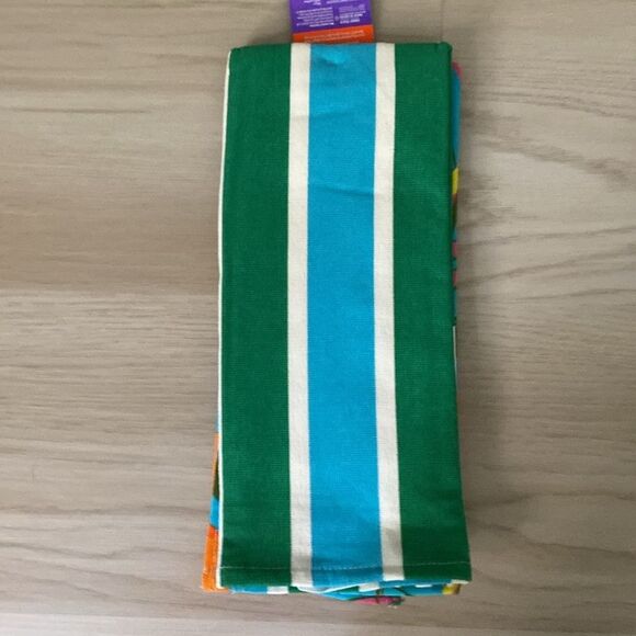 Target Tabitha Brown Vibrant Fruit and Blocked Striped Kitchen Hand towels - Picture 8 of 11